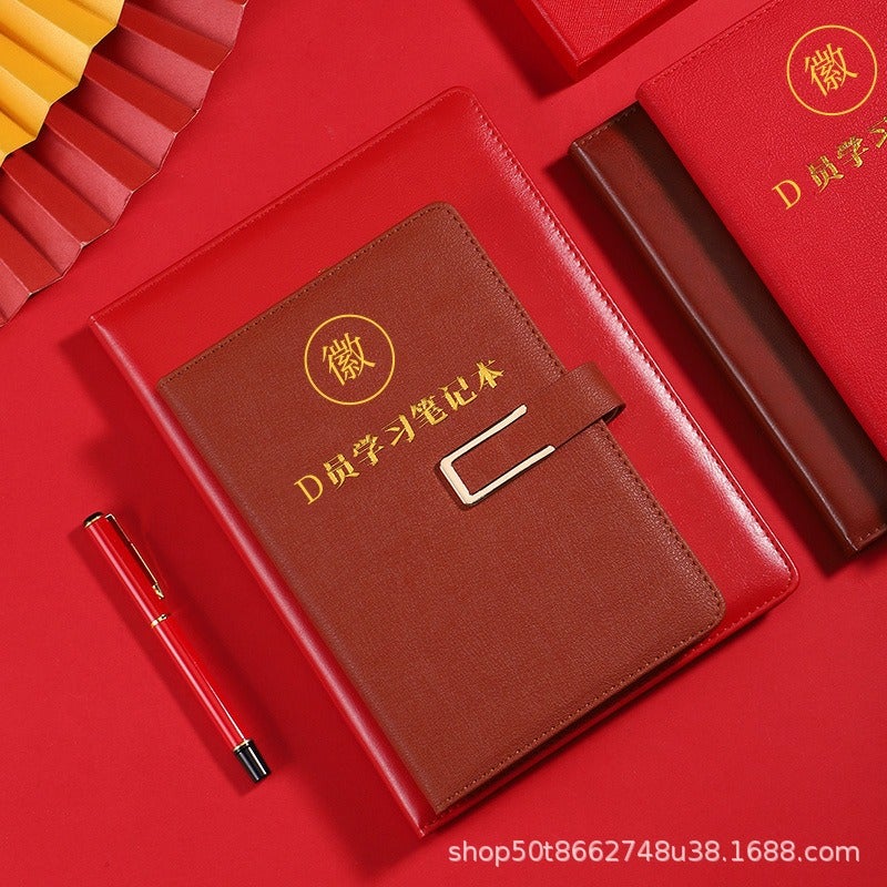 2026 Party Member Study Notebook Business Meeting Office Notepad A5 Notebook - Image 3