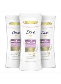 Antiperspirant Deodorant for Uneven Skin Even Tone Rejuvenating Blossom Sweat Block for All-Day Fresh Feeling, 2.6 Oz, Pack of 3
