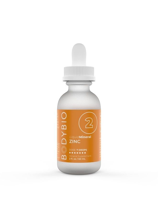 BodyBio Ionic Liquid Zinc Drops 2 oz | Immune Health & Cell Repair | Antioxidant | Ultimate Absorption | No Additives | Concentrated Liquid Zinc Supplement for Adults & Kids  - Image 1