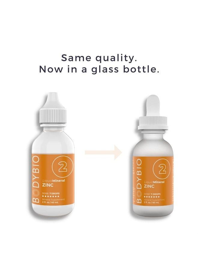 BodyBio Ionic Liquid Zinc Drops 2 oz | Immune Health & Cell Repair | Antioxidant | Ultimate Absorption | No Additives | Concentrated Liquid Zinc Supplement for Adults & Kids  - Image 3
