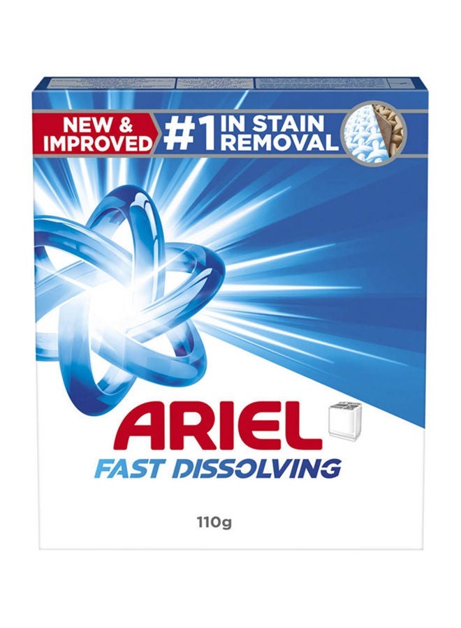 Ariel Fast Dissolving Laundry Detergent Powder, 110g 
