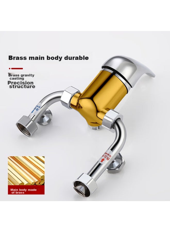 Larsd Ld5703 Electric Water Heater Mixing Valve, Water Heater Switch Valve, Shower Head Cold And Hot Surface-mounted Mixing Valve - Image 3
