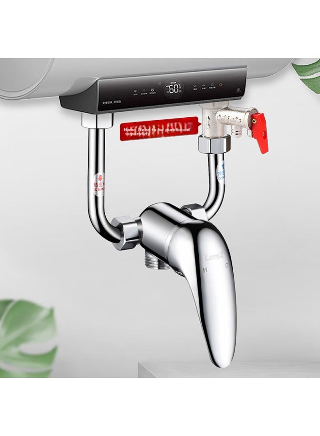 Larsd Ld5703 Electric Water Heater Mixing Valve, Water Heater Switch Valve, Shower Head Cold And Hot Surface-mounted Mixing Valve - Image 1
