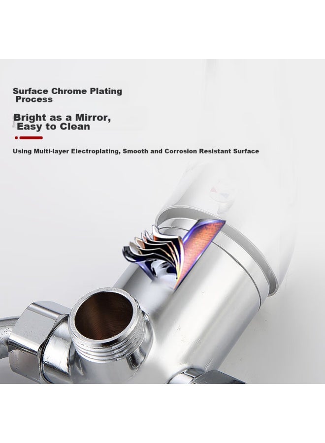 Larsd Ld5703 Electric Water Heater Mixing Valve, Water Heater Switch Valve, Shower Head Cold And Hot Surface-mounted Mixing Valve - Image 4