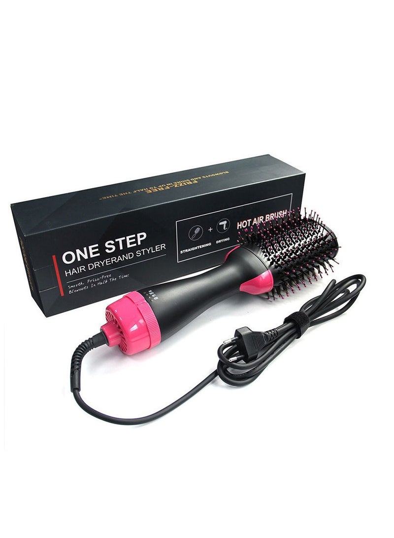 KinseiBeauty Hair Dryer Brush, 4-in-1 Hot Air Brush for Hair Styler and Frizz Control, 1200W One Step Hair Dryer with 2 Rechangeable Brushhead for Straight and Curly Hair - Image 1