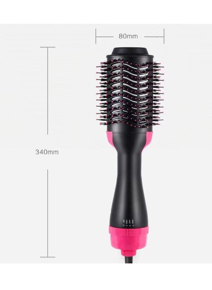 KinseiBeauty Hair Dryer Brush, 4-in-1 Hot Air Brush for Hair Styler and Frizz Control, 1200W One Step Hair Dryer with 2 Rechangeable Brushhead for Straight and Curly Hair - Image 3