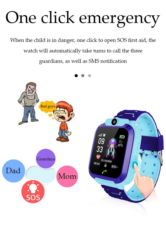 DUNISO Kids Smart Watch，Positionable Smartwatch，Ip67 Waterproof System， With High Definition Touch Screen ，Camera, Music Player, Alarm Clock，Suitable For Boys And Girls Aged 6 To10  - Image 4