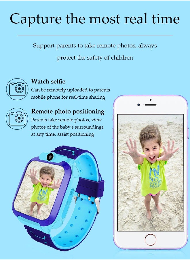 DUNISO Kids Smart Watch，Positionable Smartwatch，Ip67 Waterproof System， With High Definition Touch Screen ，Camera, Music Player, Alarm Clock，Suitable For Boys And Girls Aged 6 To10  - Image 3