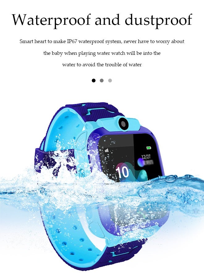DUNISO Kids Smart Watch，Positionable Smartwatch，Ip67 Waterproof System， With High Definition Touch Screen ，Camera, Music Player, Alarm Clock，Suitable For Boys And Girls Aged 6 To10  - Image 2