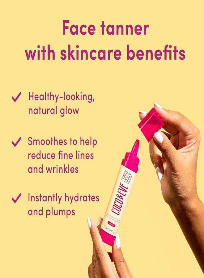 كوكو أند إيف قطرات تسمير الوجه بالعسل من كوكو آند إيف (داكن)، طبيعي، مرطب بحمض الهيالورونيك. مُسمّر ذاتي مرطب بدون شمس للاستخدام الداخلي. (30 مل) - Image 5