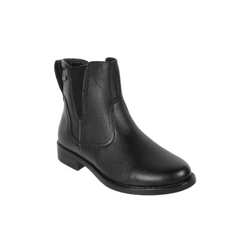 Mochi Women Black Synthetic Leather Chelsea Boot UK/6 EU/39 (31-796) - Image 3