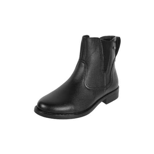Mochi Women Black Synthetic Leather Chelsea Boot UK/6 EU/39 (31-796) - Image 1