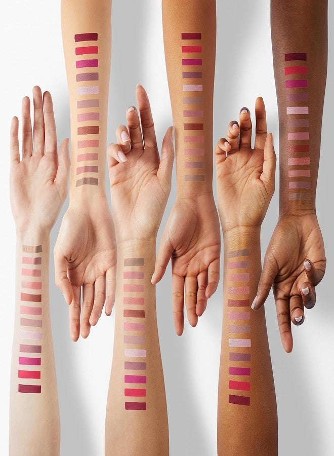 HUDACRUSH Mini Lipstick Combo Set - 12Pcs Liquid Lipstick Waterproof, Long Lasting Matte Finish, Red, Pink, Maroon, Nude, Brown Lipstick Gift Set for Women - Perfect Lipstick for Dusky Skin Tone - Image 3