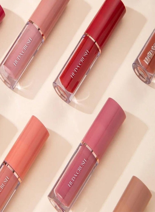 HUDACRUSH Mini Lipstick Combo Set - 12Pcs Liquid Lipstick Waterproof, Long Lasting Matte Finish, Red, Pink, Maroon, Nude, Brown Lipstick Gift Set for Women - Perfect Lipstick for Dusky Skin Tone - Image 2