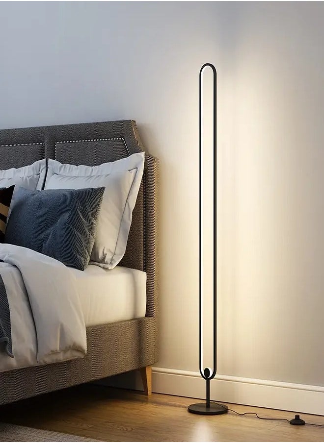 Original modern bedroom black led RGB kona floor light dimmable loft floor lamp highlight floor lamp standing  - Image 3