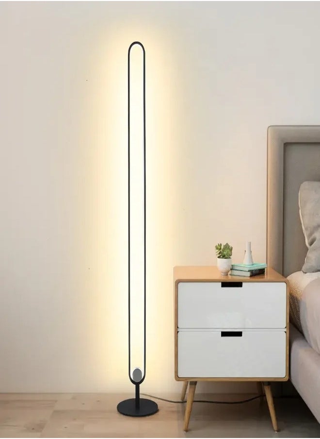 Original modern bedroom black led RGB kona floor light dimmable loft floor lamp highlight floor lamp standing  - Image 4