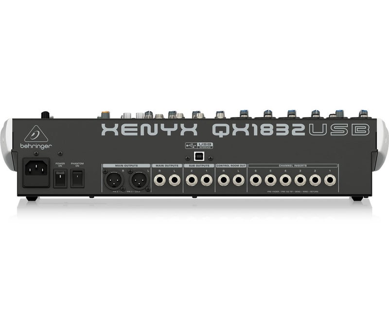 Behringer Xenyx QX1832USB Mixer with USB and Effects - 18 Channels - Image 3