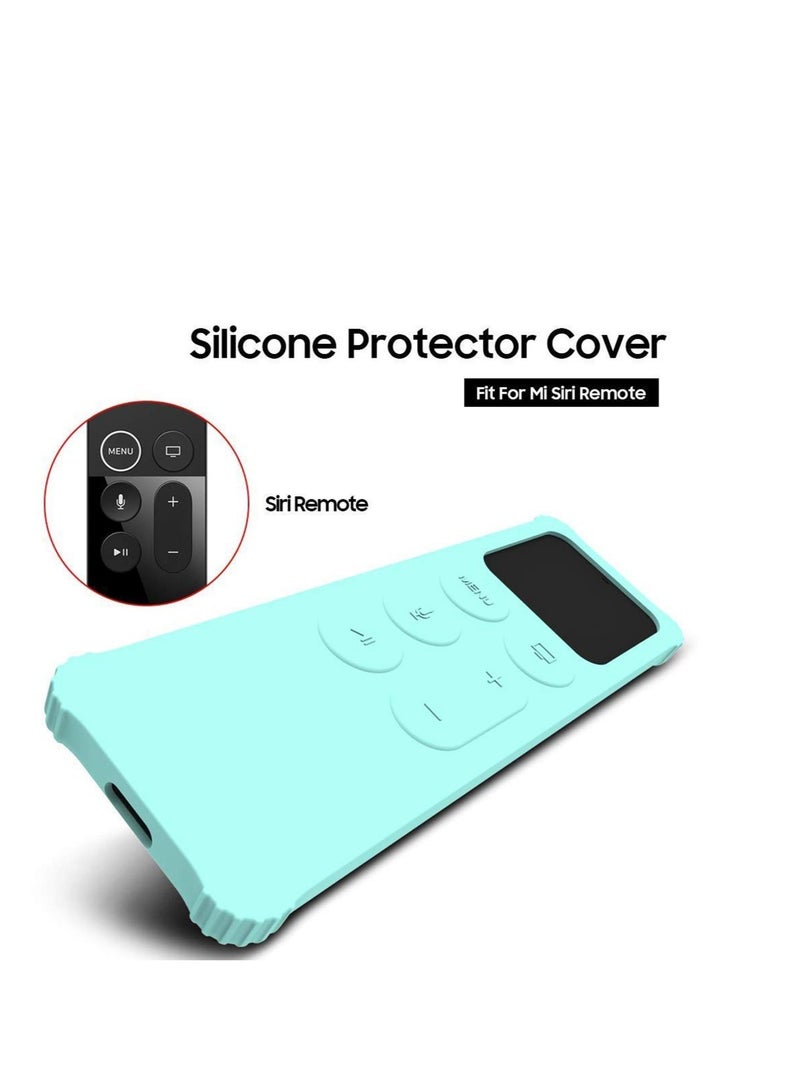 كابتن تيك جراب واقٍ ، مناسب لجهاز Apple TV4 ، غطاء واقٍ من السيليكون لجهاز التحكم عن بعد Apple TV4 ، غطاء واقٍ مضاد للسقوط ومقاوم للغبار (سماوي) - Image 3