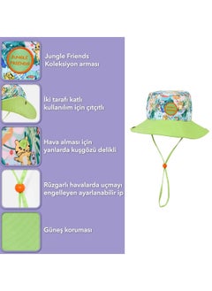 Milk&Moo Milk&Moo Kids Sun Hat, Foldable Wide Brim, High Sun Protection, Well Fit, Breathable, Lightweight, Quick Drying, Kids Bucket Hat, For Safari, Fishing, Beach, Play  - Image 4