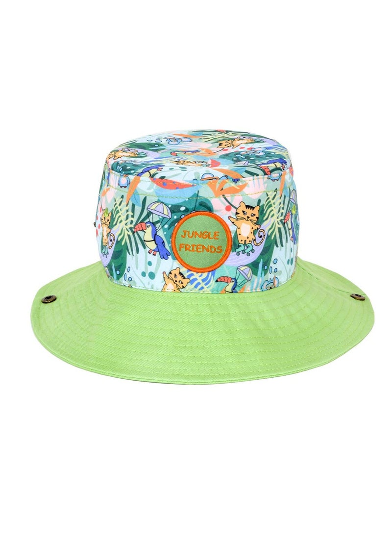 Milk&Moo Milk&Moo Kids Sun Hat, Foldable Wide Brim, High Sun Protection, Well Fit, Breathable, Lightweight, Quick Drying, Kids Bucket Hat, For Safari, Fishing, Beach, Play  - Image 2