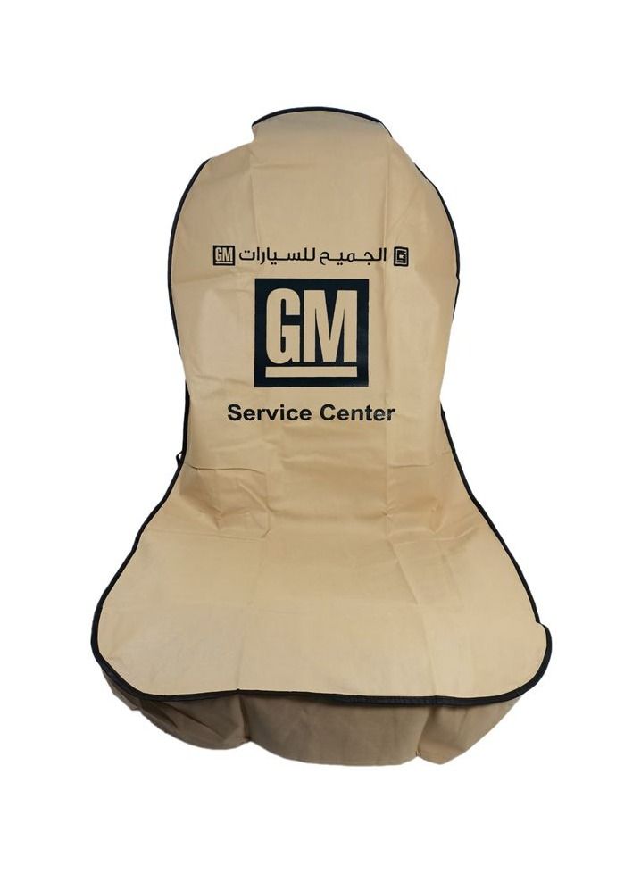 GM 2 Pcs Set Car Seat Cover, Universal Car Seat Dust Dirt Protection Cover, Extra Protection For Your Seat, Beige - Image 3