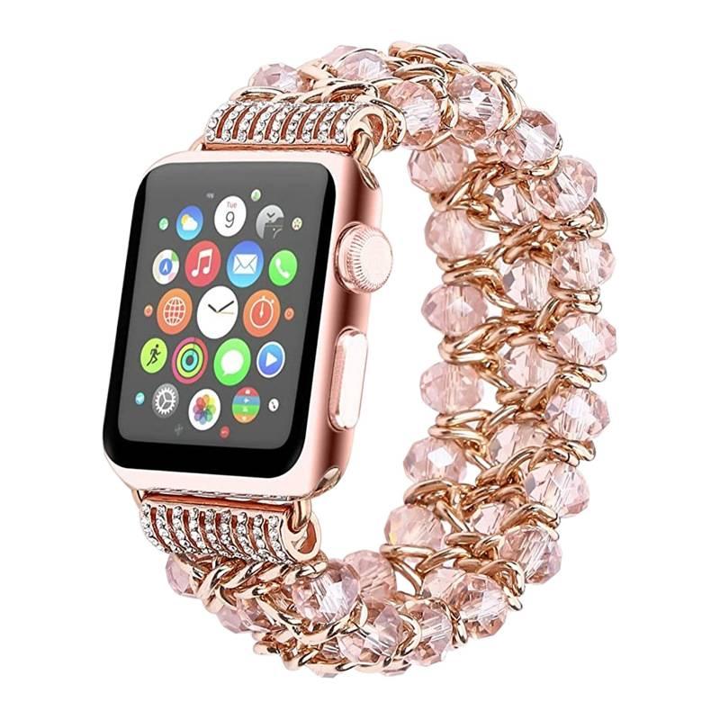 AD Silver Resin Bracelet Strap Smartwatch Band Compatible with Apple Watch with Adjustable Fit Replacement Strap for Daily Wear - Image 5