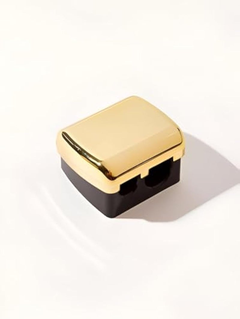 Dual-ended Makeup Sharpener - Precision tool for cosmetic eyebrow pencils, 2-pack with assorted colors for flawless definition and easy portability. (4pcs) - Image 3