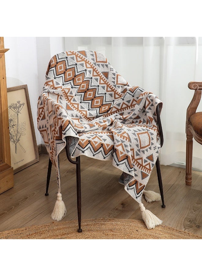 بوهو أسلوب النساء سيستا رمي بطانية ناعمة الجلد صديقة البطانيات النوم أريكة ديكور للكرسي سرير أريكة الحياكة مكتب الراحة بطانية 130 * 170 سم - Image 2