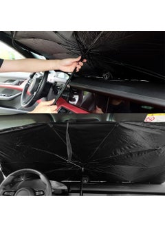 Velliw Car Interior Sun Protection Umbrella Windshield Sunshade Umbrella  - Image 5