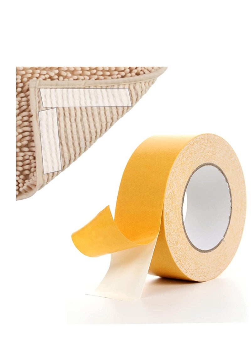 واي آند دي SYOSI Grippers for Mats on Carpet Rugs Top of Corner Rug Laminate Floor Hardwood Floors Furniture Anti Slip Mat 4cm x 20m (1 Roll) - Image 1