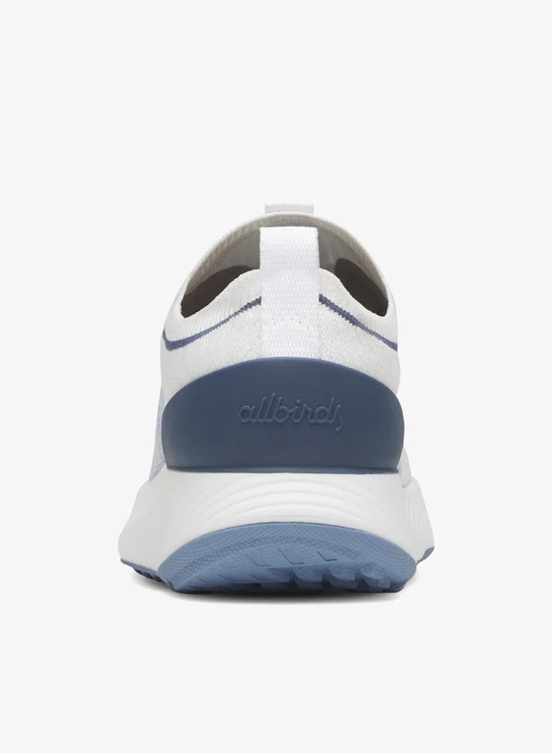 Allbirds Women's Tree Glider - Blizzard/Hanami Blue (Blizzard Sole)