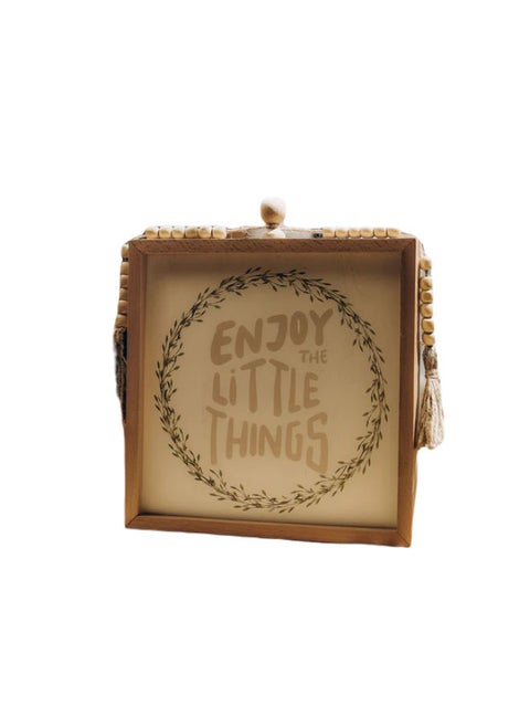 Enjoy The Little Beaded Frame