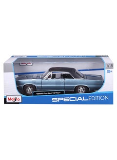 Maisto Maisto 1965 Pontiac GTO Hurst Edition Diecast Car (1:18, Blue)  - Image 1