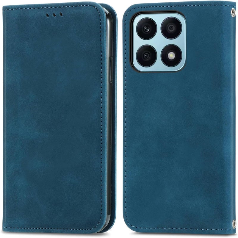 Cracedily Case for Honor X8B Case, Premium Leather Flip Wallet Case with Card Slots and Horizontal Stand Function Magnet Coque Cover Protective Case for Honor X8B, Teal - Image 1