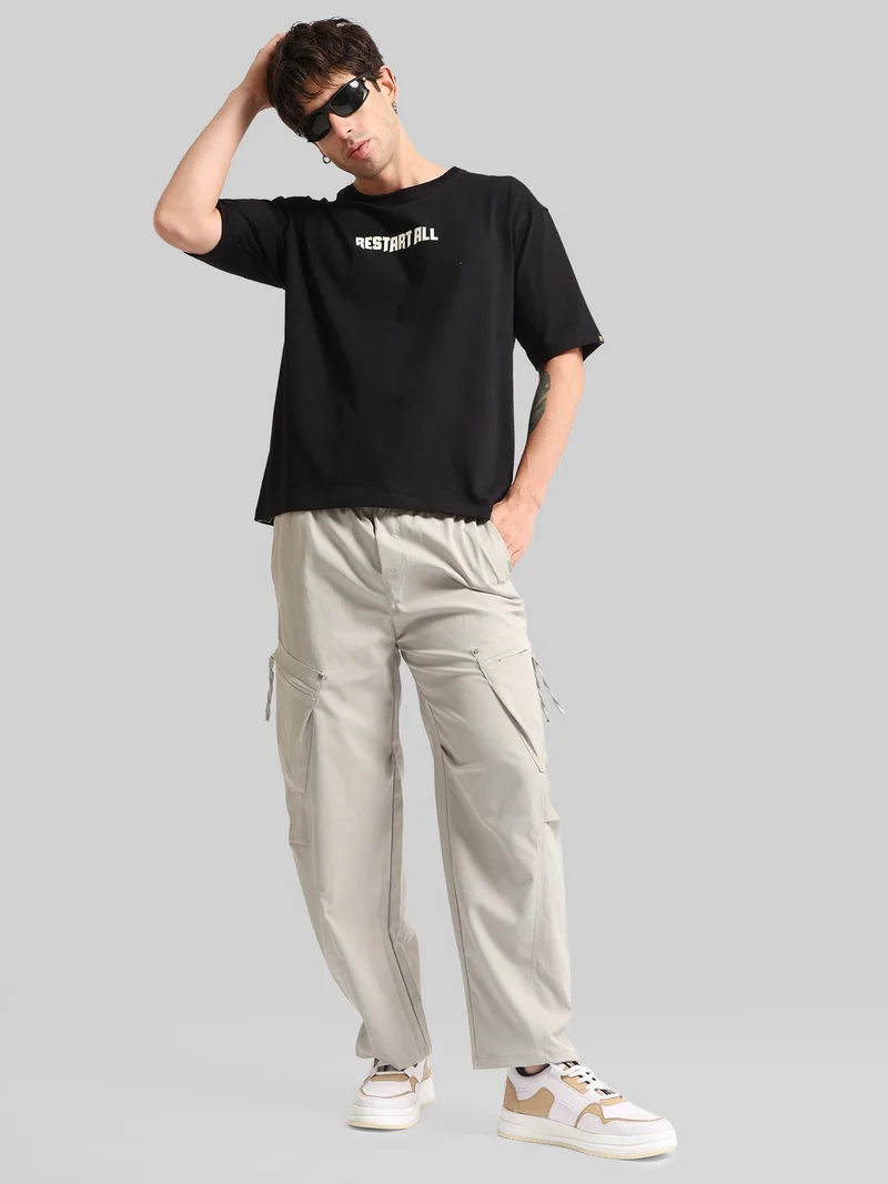 Maniac  Maniac Mens Textured Polo Neck Half Sleeve Biscuit Cotton Polo Tshirt for Men | Best Price UAE