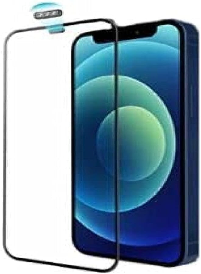 5D Glass Screen Protector Full Protection With Filter For Apple iPhone 12 Pro Max - Black