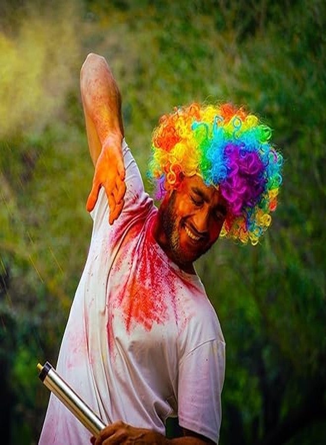 Twinkle tots Curly Clown Joker Wig Unisex Funky Hair Wig For Kids & Adults Holi Party Accessories Halloween Funny Wigs For Party - Image 2