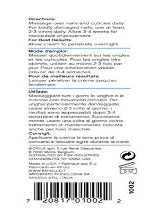 BARIELLE Travel Size Nail Stregthener Cream 0.5Ounces Tub - Image 2