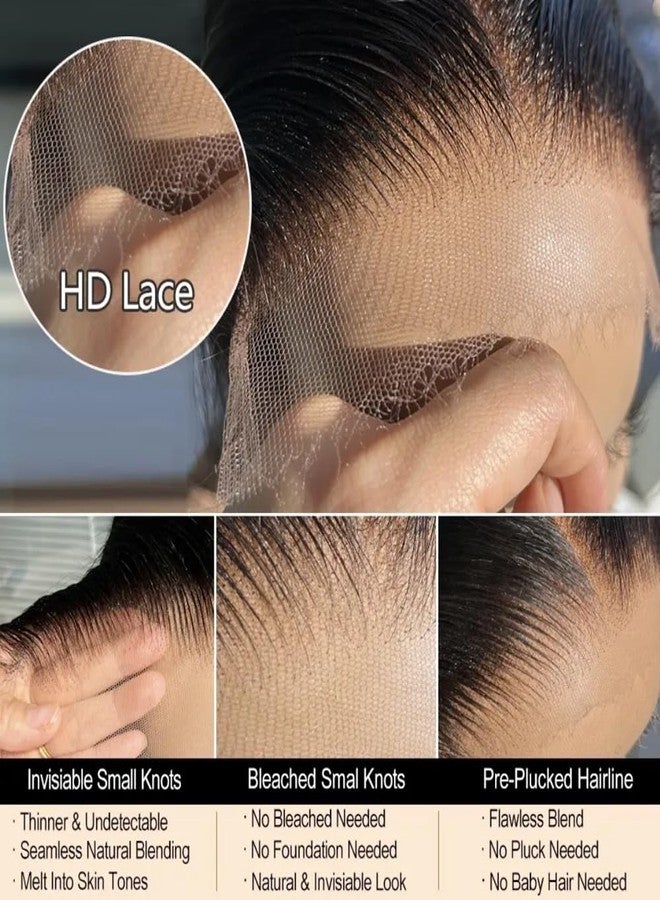 Venice Hair Real HD Lace Closure only 0.10mm Ultra-thin Invisible Crystal HD Lace Pre Plucked with Baby Hair Straight Human Hair Lace Frontal Closure (7x5 HD Straight, 18 Inch) - Image 2
