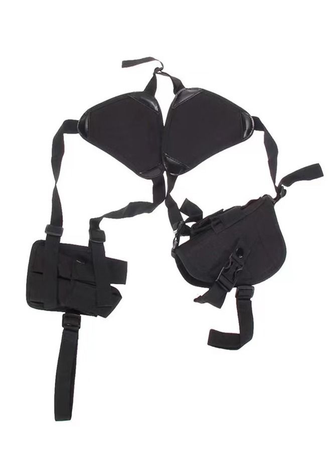 fashionhome Universal Tactical Hostler Shoulder Gun Chest Bag Pouch for Glock Gun  - Image 1