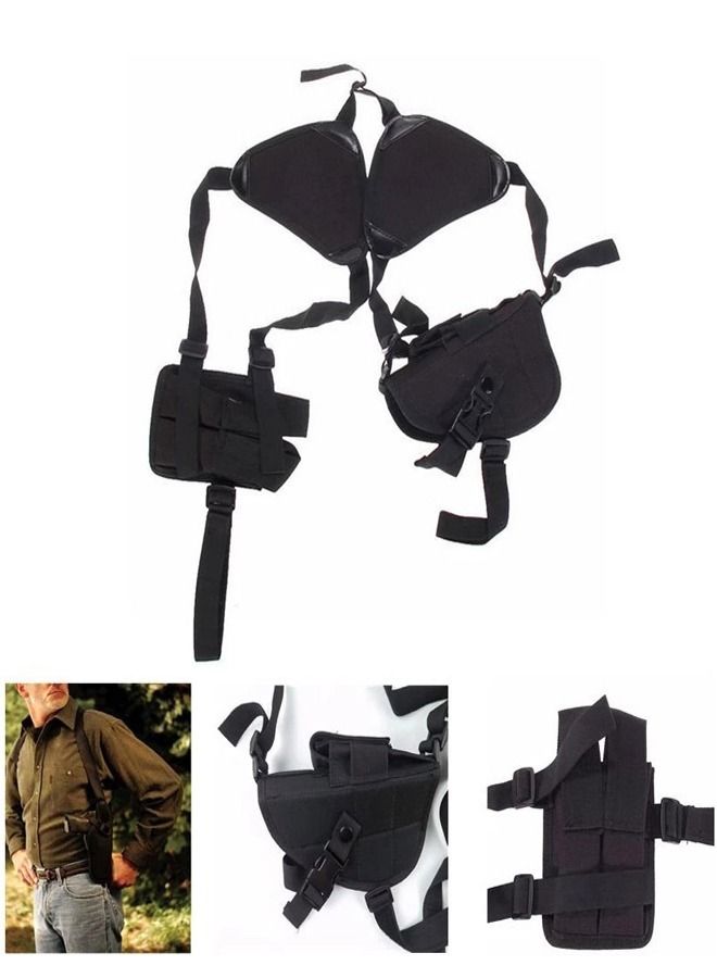 fashionhome Universal Tactical Hostler Shoulder Gun Chest Bag Pouch for Glock Gun  - Image 2