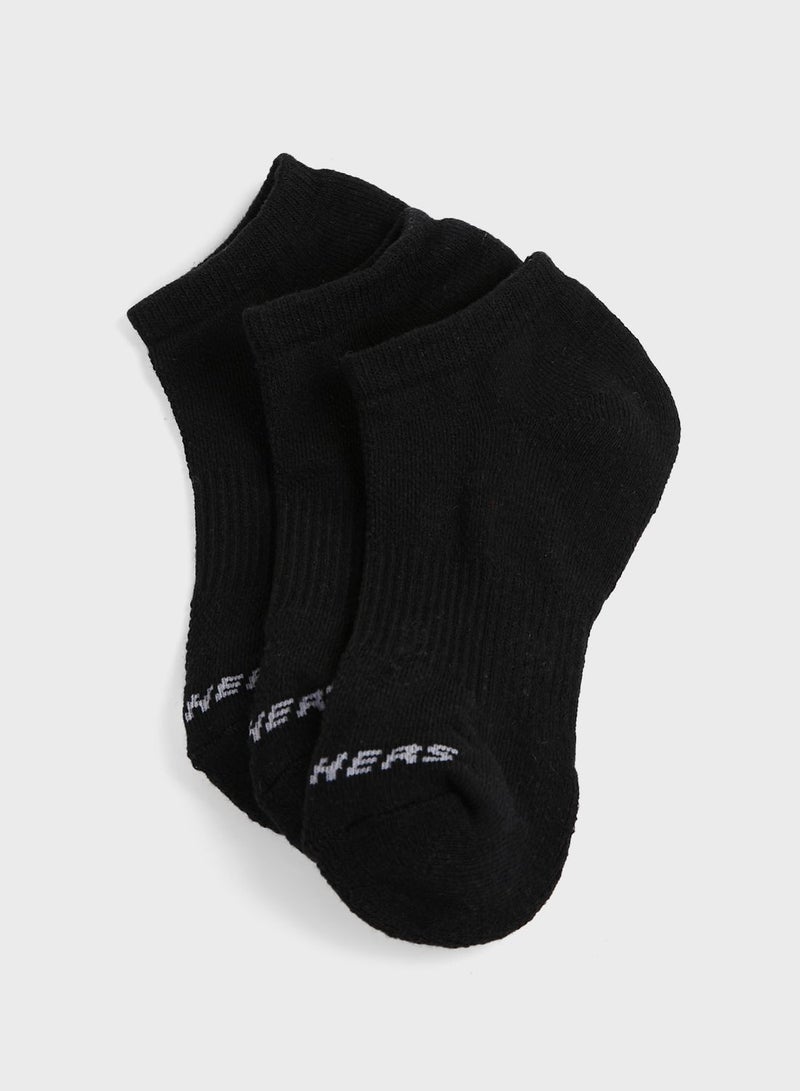 SKECHERS 3 Pack No Show Socks - Image 1