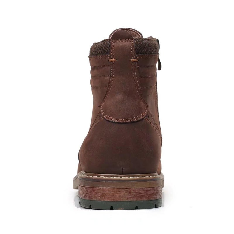 Arkbird Mens Chelsea Boots, Stylish and Comfort Leather Chukka Ankle Boots with Zipper (Coffee 9.5) - Image 5