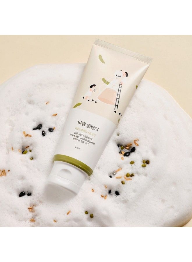 ROUND LAB Soybean Nourishing Cleanser ; Scrub Foam Cleanser Gentle Exfoliation Remove Blackheads And Excess Sebum A Potent Plantderived Ingredient (5.07Fl.Oz) - Image 3