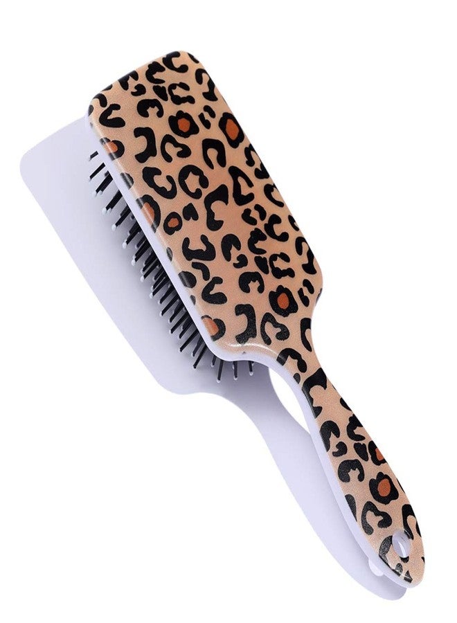 Aaiffey Leopard Print Hair Brushes,Hair Detangling Brush Anti Static Massage Comb Hair Brush For All Hair Types Wavy/Curly/Thick/Long/Short/Wet And Dry Hair - Image 4