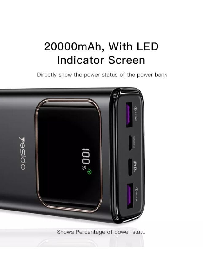 YESIDO YP30 power bank with a capacity of 20000 mAh - Image 3
