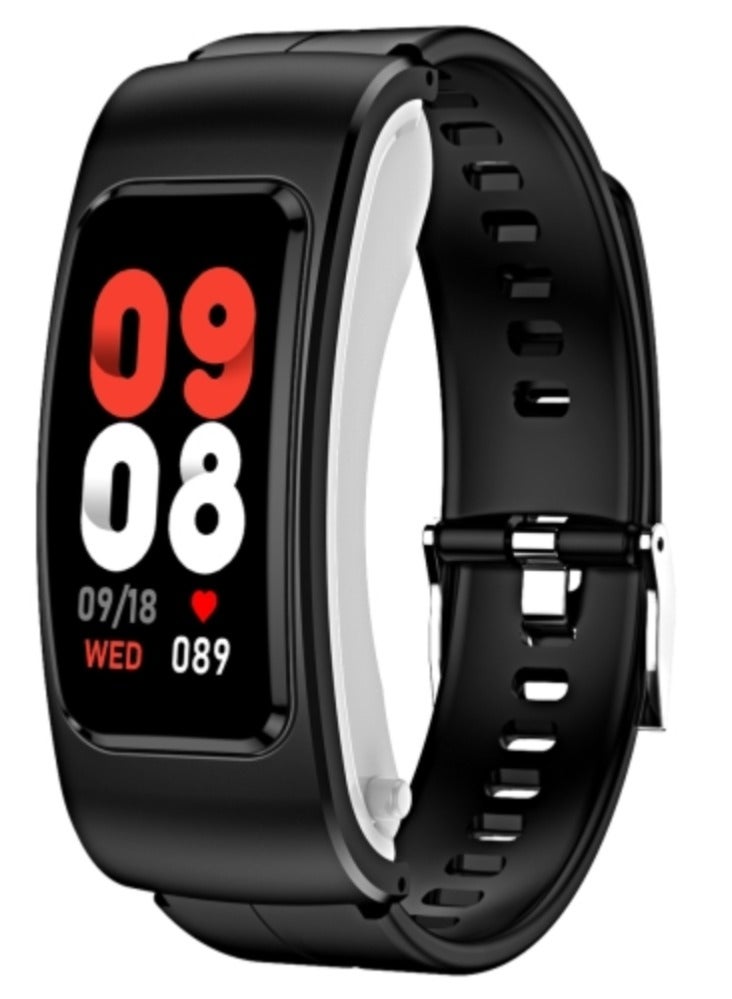 AROAQ K60 1.08 inch Silicone Band Earphone Detachable Life Waterproof Smart Watch Support Bluetooth Call - Image 1