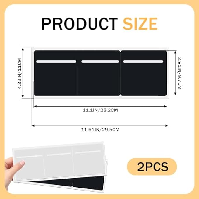 rayihni Tax Disc Holders, 3 in 1 Car Windscreen Parking Permit Holder, Self Adhesive PVC Road Tax And Insurance Certificates/NCT Holder for Car Van Truck Jeep Caravan (Black+White 2 Pcs) - Image 3