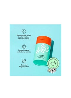 Bubble Bubble Skincare Slam Dunk Hydrating Facial Moisturizer - Natural Aloe Juice + Avocado Oil for Skin Hydration and Blue Light Protection - Daily Face Moisturizer for Sensitive Skin (50ml)  - Image 2