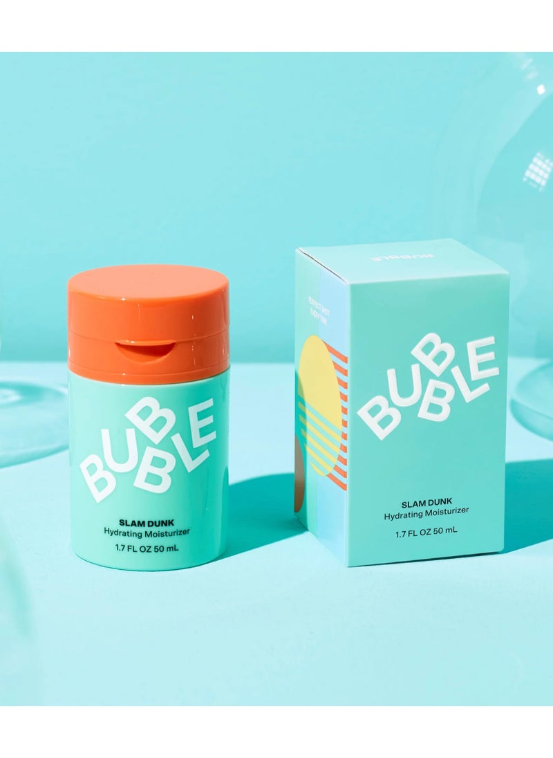 Bubble - Bubble Skincare Slam Dunk Hydrating Facial Moisturizer - Natural Aloe Juice + Avocado Oil for Skin Hydration and Blue Light Protection - Daily Face Moisturizer for Sensitive Skin (50ml) - Image 1